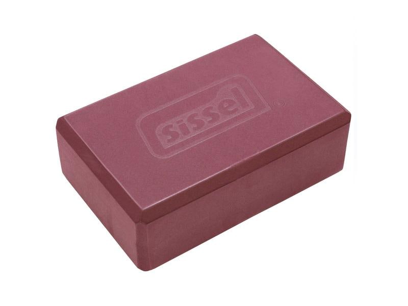 SISSEL Yoga Block Bordeaux