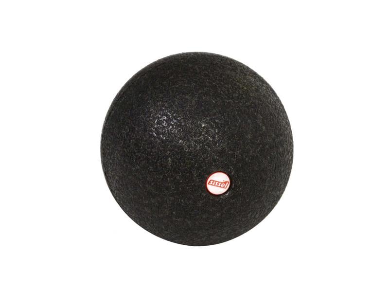 SISSEL Myofascia Ball klein 8cm schwarz, Faszienball für punktuelle Druckmassage in Physiotherapie