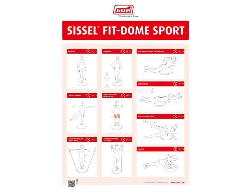 SISSEL Fit-Dome Sport schwarz