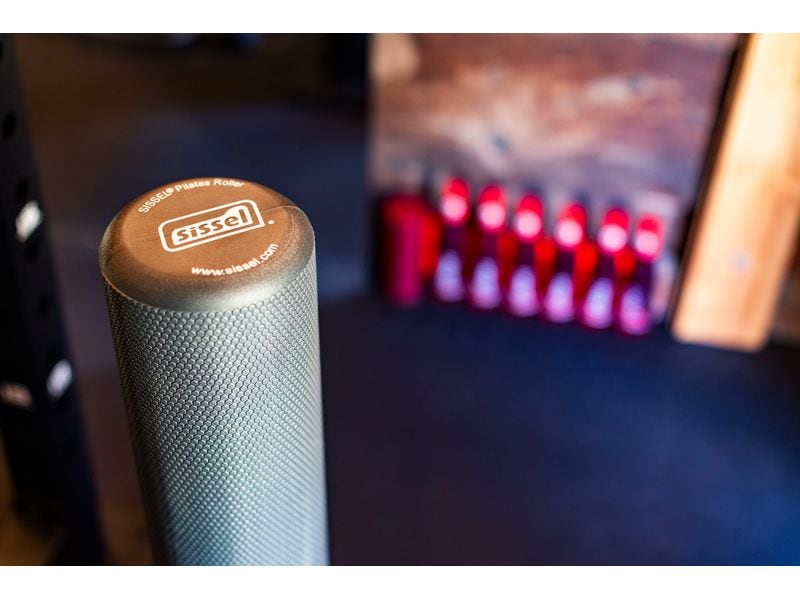 SISSEL Pilates Roller Pro 15 x 90 cm Grau